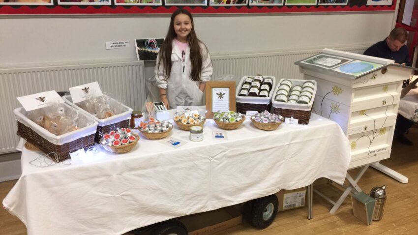 Junior Member at the Christmas Fair