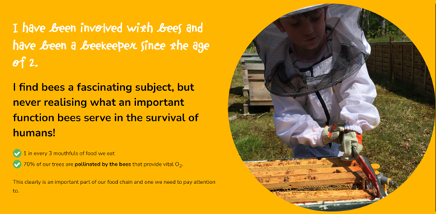 Archie launches saveourbees.co.uk campaign