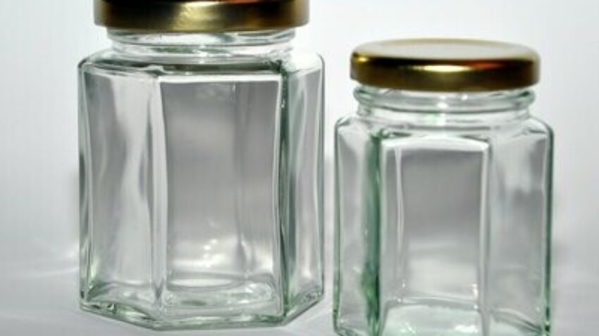Honey Jars with lids